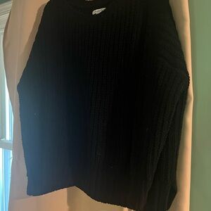 American Eagle Outfitters Black Crew Neck Sweater